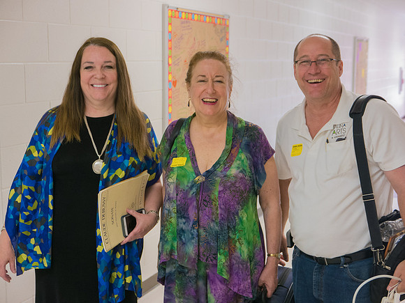 Linda, Priscilla and Brad Anderson